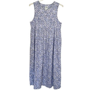 Vintage Laura Ashley Maxi Dress Floral US Size 10 Navy Floral Great Britain